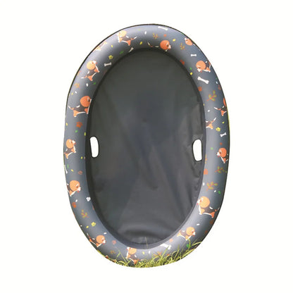 Inflatable Floating Pet Floating Ultra-Comfort Cooling Pool Inflatable Floating Bed for Pet