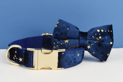 Luxury Fashion Pet Accessories Custom Design Logo Black Bottom Flower Sublimation Dog Collar Leashes Harness Bow Set Star01