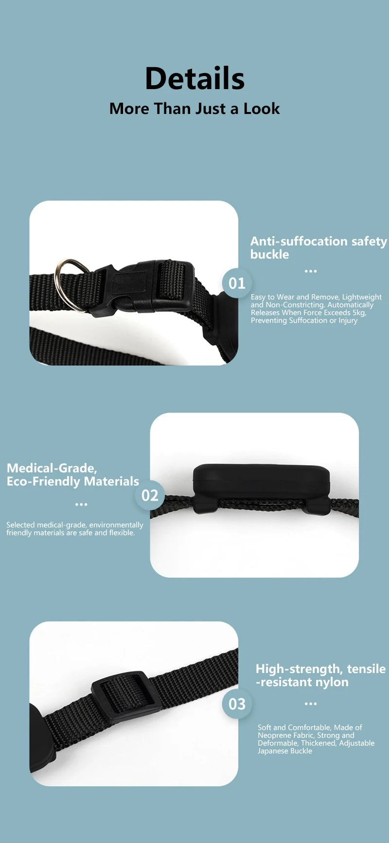 New Pet GPS Tracker Collar for Cats Dogs iOS Compatible Find My Device Anti Lost Waterproof Real Time Tracking Smart Locator