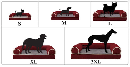Cat Dog Bed Sofa Warm Cat Nest Pet Bed for Small Medium Dogs Cats Comfortable Plush  Non-slip Puppy Pet Supplies Sofa Bed