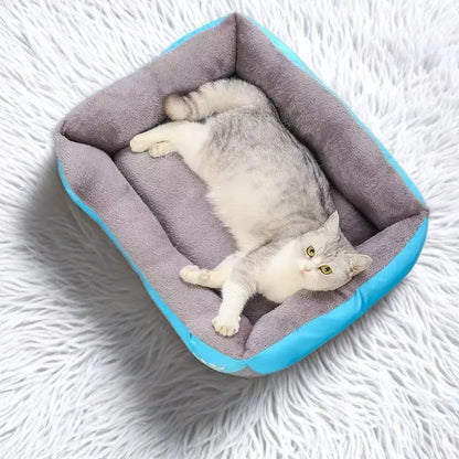 Large Pet House Dog Bed Cat Mat Long Plush Deep Sleeping Warm Soft Small Dog Cushion Calm Beds for Puppy Chihuahua