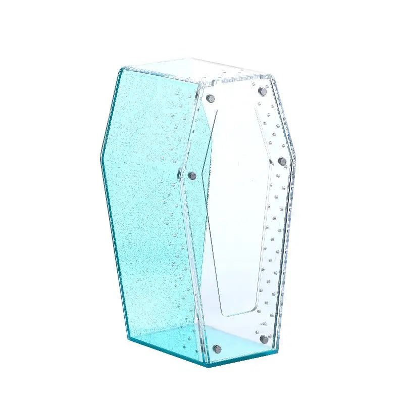 Acrylic Transparent Reptile Enclosure Insect Spider Lizard Feeding Cage Reptile Breeding Box Ventilation Arboreal Enclosure Case