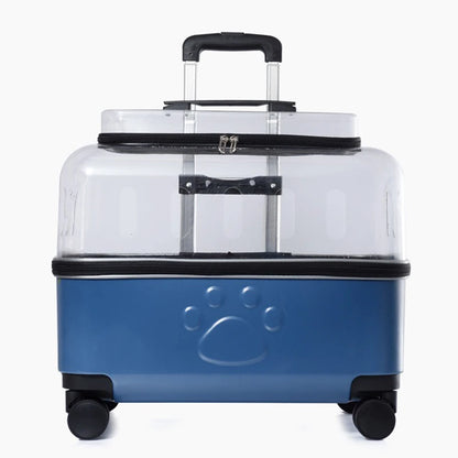 Portable Dog Strollers Carriers Travel Luxury Transparent Cats Strollers Cheap Outdoor Small Medium Suitcase Pets Supplies
