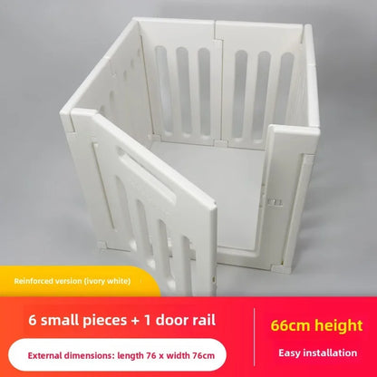 Open Top Small Dog Indoor Cage 66CM Away From Door Plastic Fence Eco-friendly Dog Cage Pet Animal Products Supplies Accessories