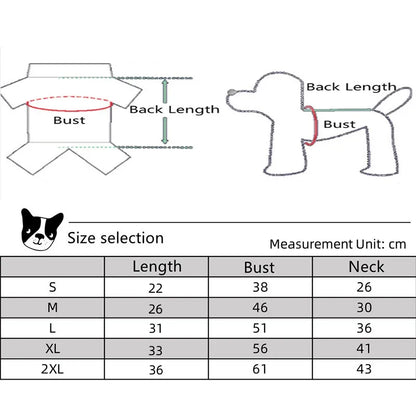 Fashion Dog Hoodie Winter Pet Dog Clothes For Dogs Coat Jacket Cotton Ropa Perro French Bulldog Clothing For Dogs Pets Clothing