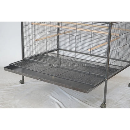 Wrought Iron Cages Breeder Accessories Acrylic Finches Hanging Stand Folding for Birds Decoration Wedding  Large Bird Cage