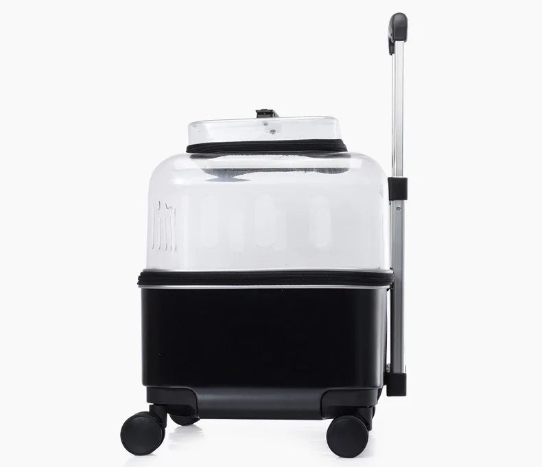 Portable Dog Strollers Carriers Travel Luxury Transparent Cats Strollers Cheap Outdoor Small Medium Suitcase Pets Supplies