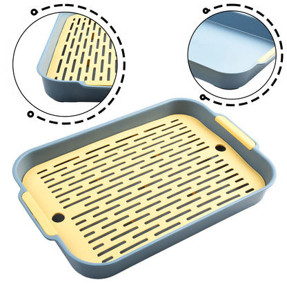 Rabbit Litter Box Pets Restroom Pet Toilet Tray Bunnies Corner Toilet Box Ferret Hamster Dragon Cat Guinea Pig Dutch Pigs