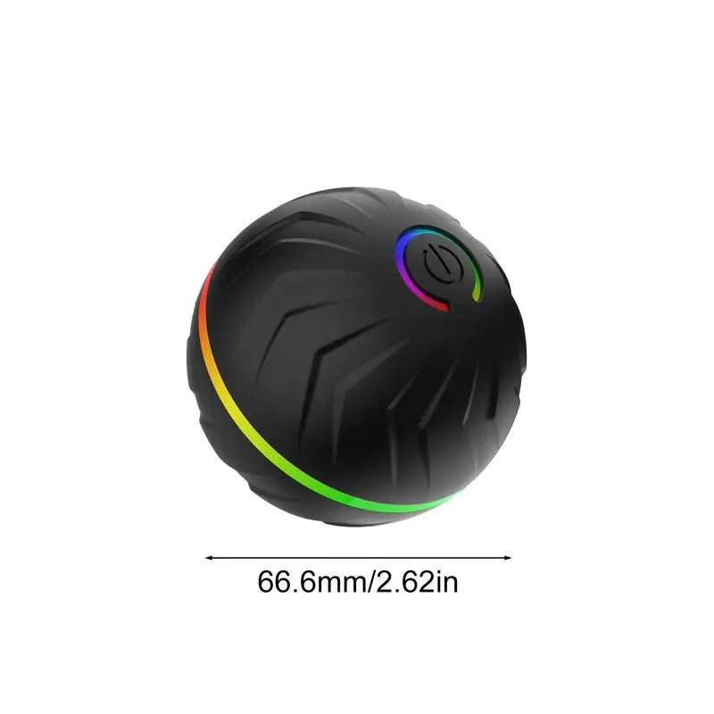 Rolling Ball Dog Toy Automatic Interactive Toy Pet Toy Ball USB Rechargeable Dog Chew Ball Pet Supplies For Backyard Park Garden