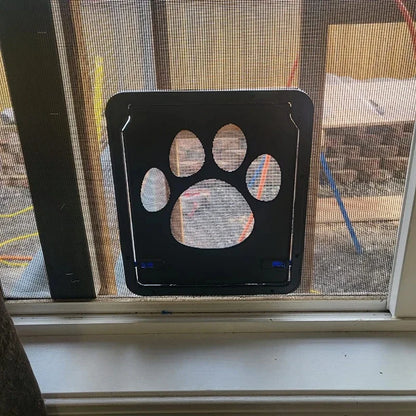 Pet Gate Cat Door Safe Lockable Magnetic Screen Outdoor Dogs Cats Window House Enter Freely Fashion Pretty Garden Easy Install