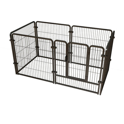 Cat dog cages household indoor pet enclosures small to large dog enclosures for free combination training and toilet isolation