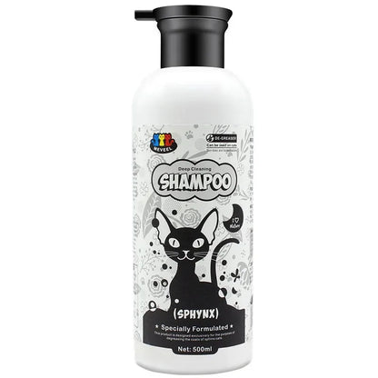 500ml Sphinx Cat Pet Shampoo Cat Shower Gel Canadian Body Wash-free Pet Cat Hairless Cat Special Body Wash-free To Control Oil
