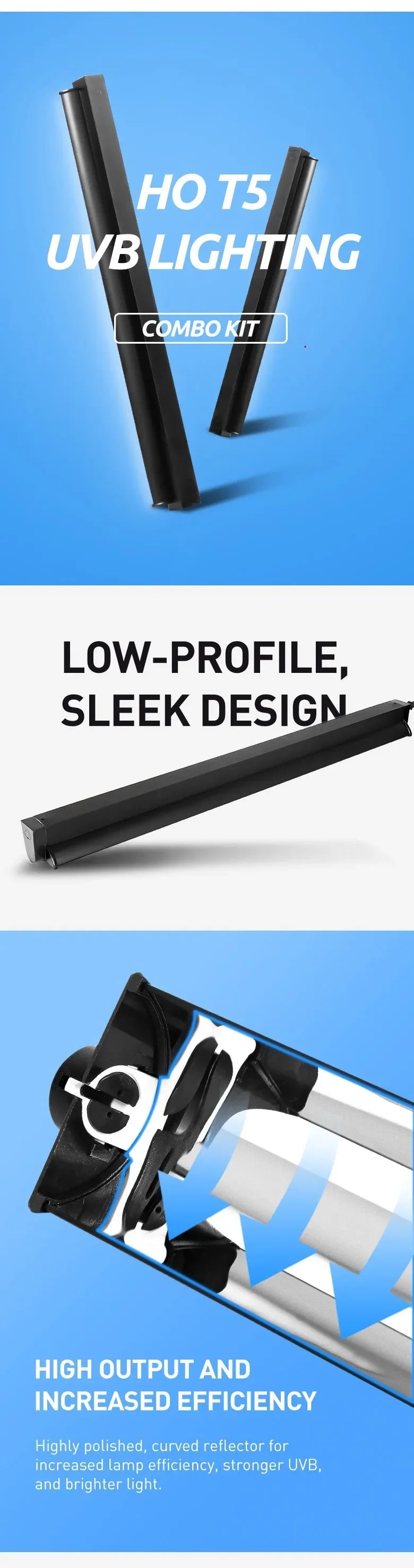 UVB Turtle Lamp 10.0 T5 Pet growth for Crawling Pets Lizard Tortoise Snake Reptile Tube and Lampshade Set with Switch EU/UK Plug