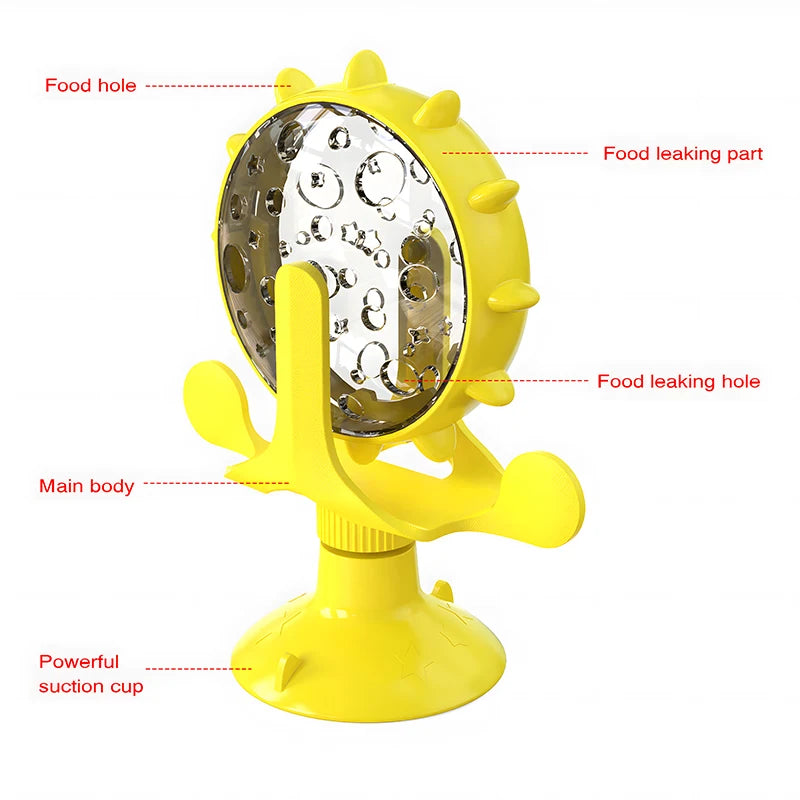 cat treat wheel, interactive puzzle feeder,  food dispensing toy, fun cat games, indoor cat entertainment