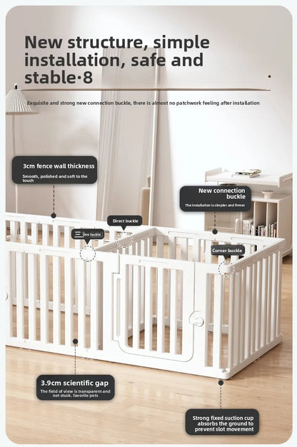 Pet Enclosure Fences Plastic 60CM Indoor Outdoor Small Dog Stable Multi-functional Pet Restriction Cage Supplies Accessories
