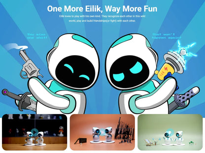 Electron AI Pet Eilik Smart Robot Desktop Toy Emotional Intelligent Companion Pets Touch Intractive Toys Children Adult Robots