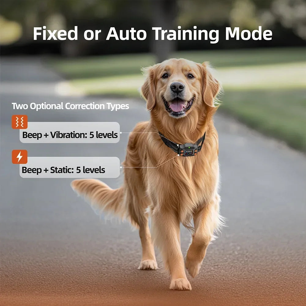 New Upgrade Smart GPS Wireless Dog Fence, Pet Training Collar,Electronic Fence,Invisible Virtual Outdoor Waterproof OLED Screen