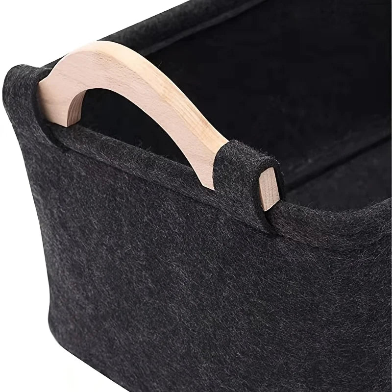 Pet dog toy felt storage box home storage basket dirty clothes storage bag storage basket Pet dog toy felt storage box