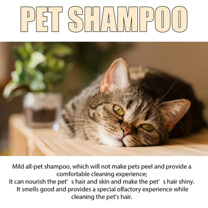 Pet Shampoo Dog Shampoo And Coat Wash For Hydrating Cleansing And Adding To Pet Hair-300ml