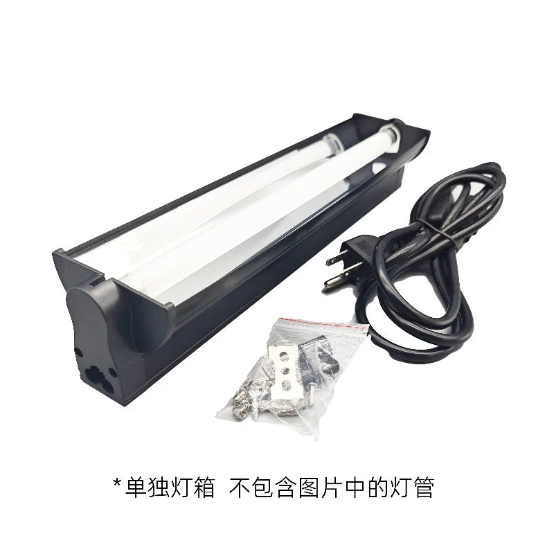 T8 UVB Lamp Set with Reflector,Basking Light for Tortoises&Bearded Dragons,T8 Light Stand 10.0 UVB Tube,Reptile Sun Lamp Kit