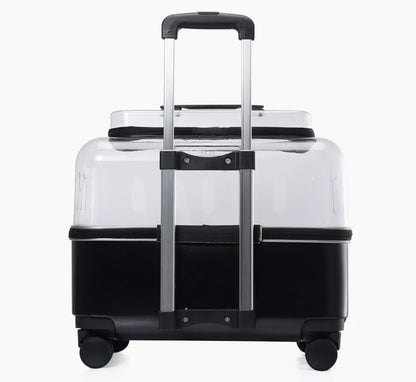 Portable Dog Strollers Carriers Travel Luxury Transparent Cats Strollers Cheap Outdoor Small Medium Suitcase Pets Supplies