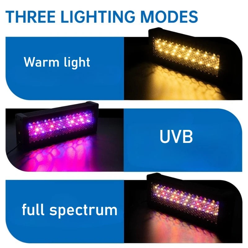 Heat Reptile Light Full Spectrum Uvb Breeding Box Heating Lamp Turtle Lizard Terrarium Basking Lamp Reptile Pet Habitat Light