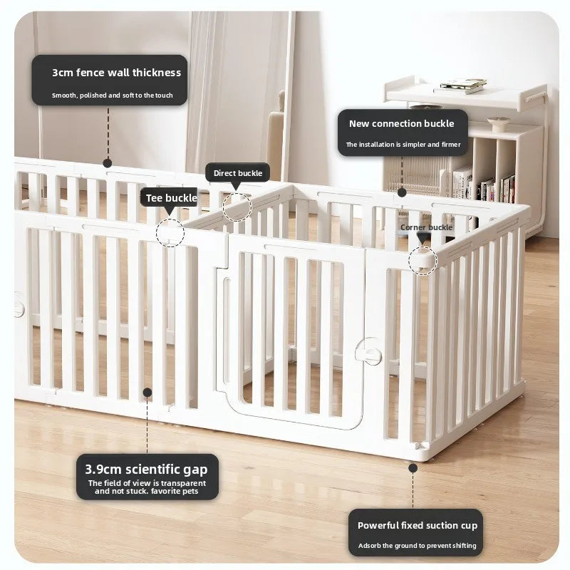 Pet Enclosure Fences Plastic 60CM Indoor Outdoor Small Dog Stable Multi-functional Pet Restriction Cage Supplies Accessories