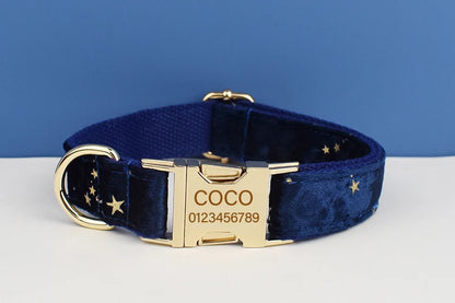 Luxury Fashion Pet Accessories Custom Design Logo Black Bottom Flower Sublimation Dog Collar Leashes Harness Bow Set Star01