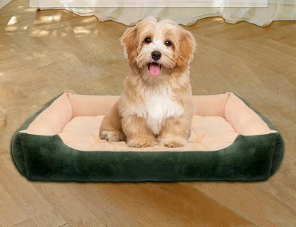 Large Pet House Dog Bed Cat Mat Long Plush Deep Sleeping Warm Soft Small Dog Cushion Calm Beds for Puppy Chihuahua