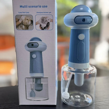 Pet shower gel frother, bubble machine, dog and cat shower gel frother, second-generation
