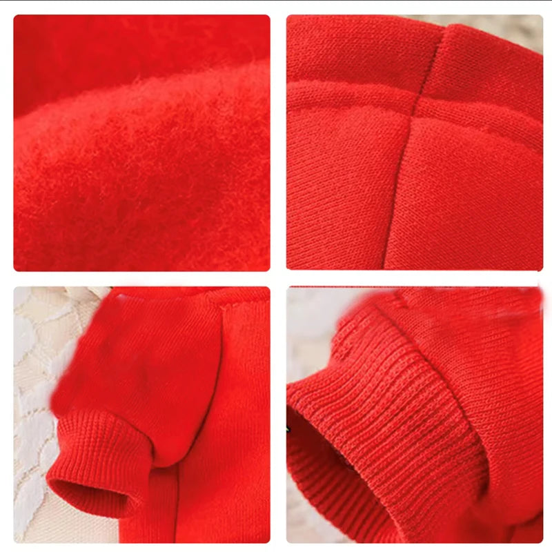Dog Clothes Winter Warm Dog Hoodie Dog Sweater Small and Medium-Sized Dogs S-9XL Size Comfortable Plus Velvet Warm