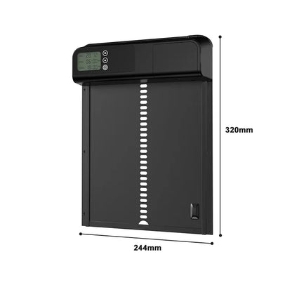 Automatic Chicken Coop Door Induction Electric Metal Intelligent Timing Automatic Opening&Closing Coop Door Farm Management Tool
