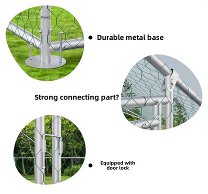 Outdoor Large-scale Chicken Duck Breeding Shed Nests Weatherproof Farm Poultry Cages Simple Breathable Pet Supplies Accessories