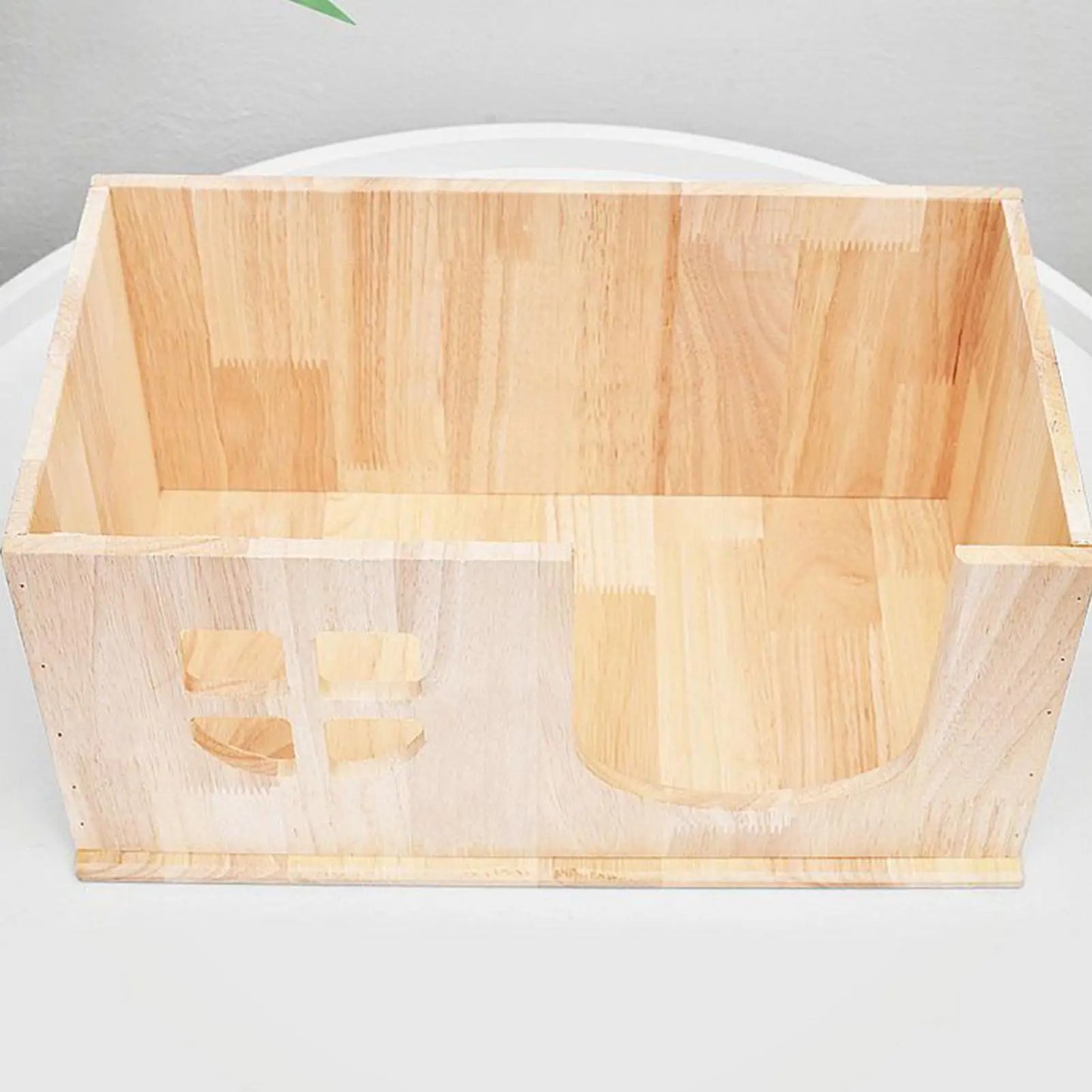 Bunny House Indoor Wooden Pet Cage window Door Ventilated Bunny Hut for Hamster Gerbil Chinchilla Hedgehog Ferret Resting