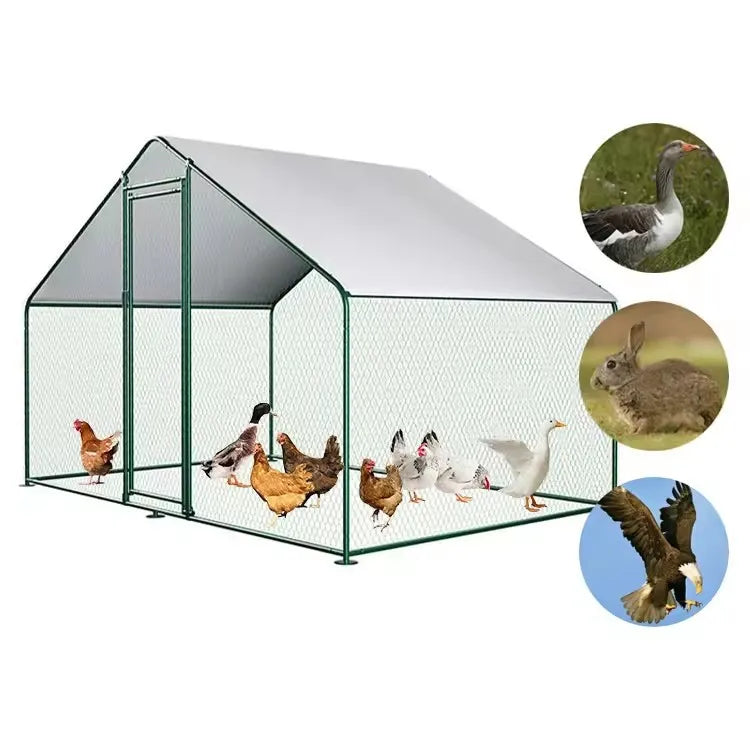 Outdoor Large-scale Chicken Duck Breeding Shed Nests Weatherproof Farm Poultry Cages Simple Breathable Pet Supplies Accessories