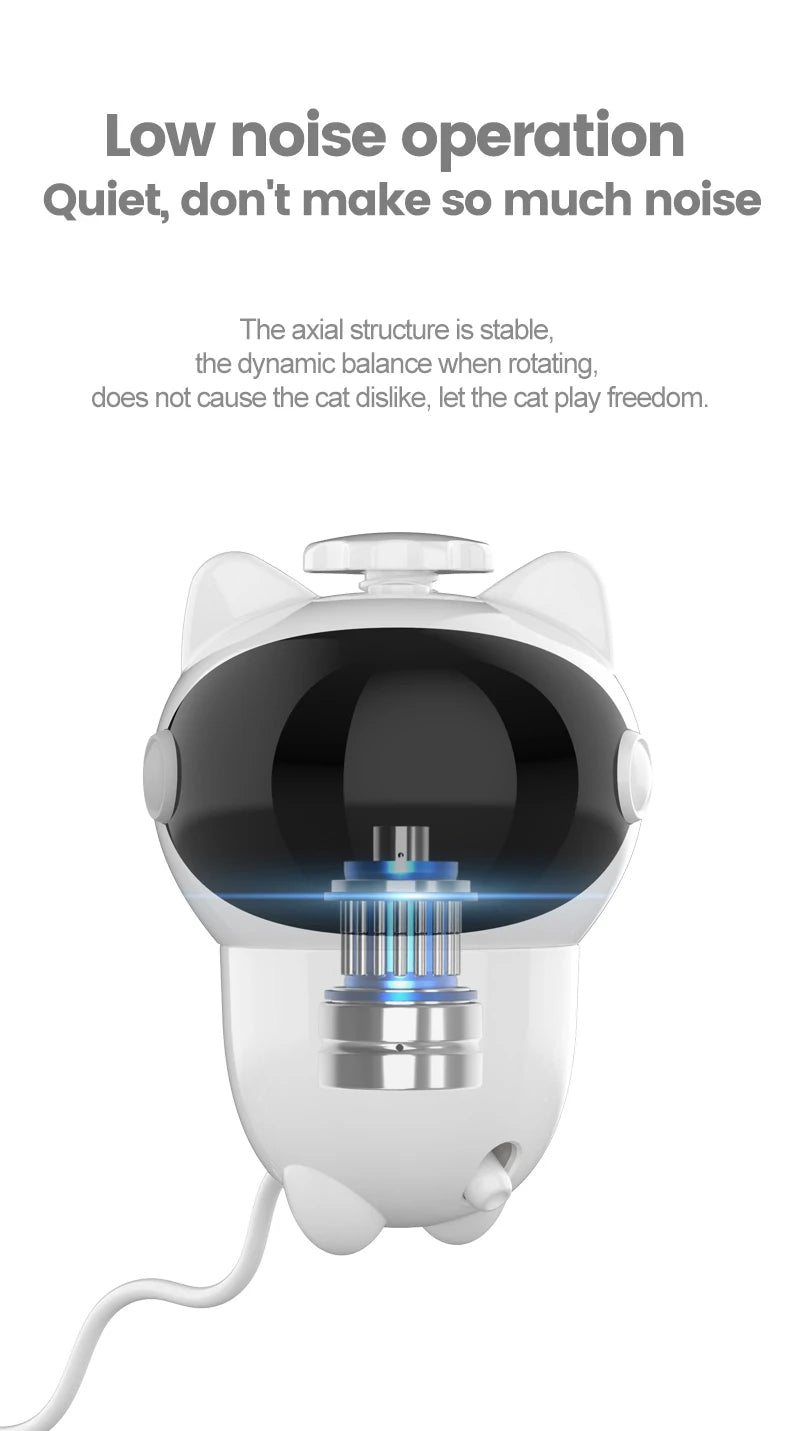 Infrared laser automatic cat teasing device, intelligent electric cat toy, self entertaining and relaxing pet toy