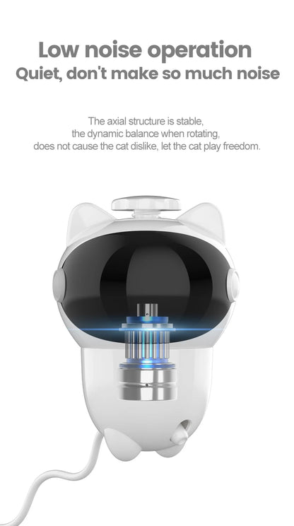 Infrared laser automatic cat teasing device, intelligent electric cat toy, self entertaining and relaxing pet toy