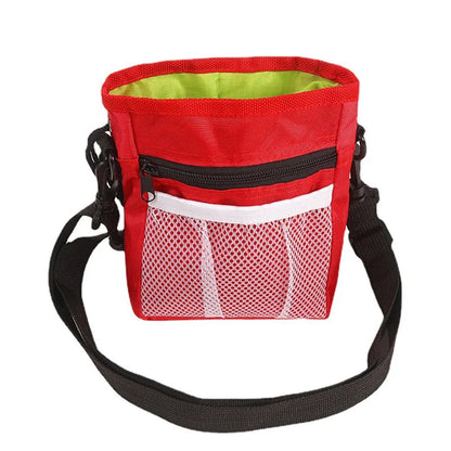 Pet Dog Puppy Training Treat Snack Pet Feed Pocket Pouch Multifunctional Pouch Food Crossbody Bag Pocket Dogwalking Waist Bag