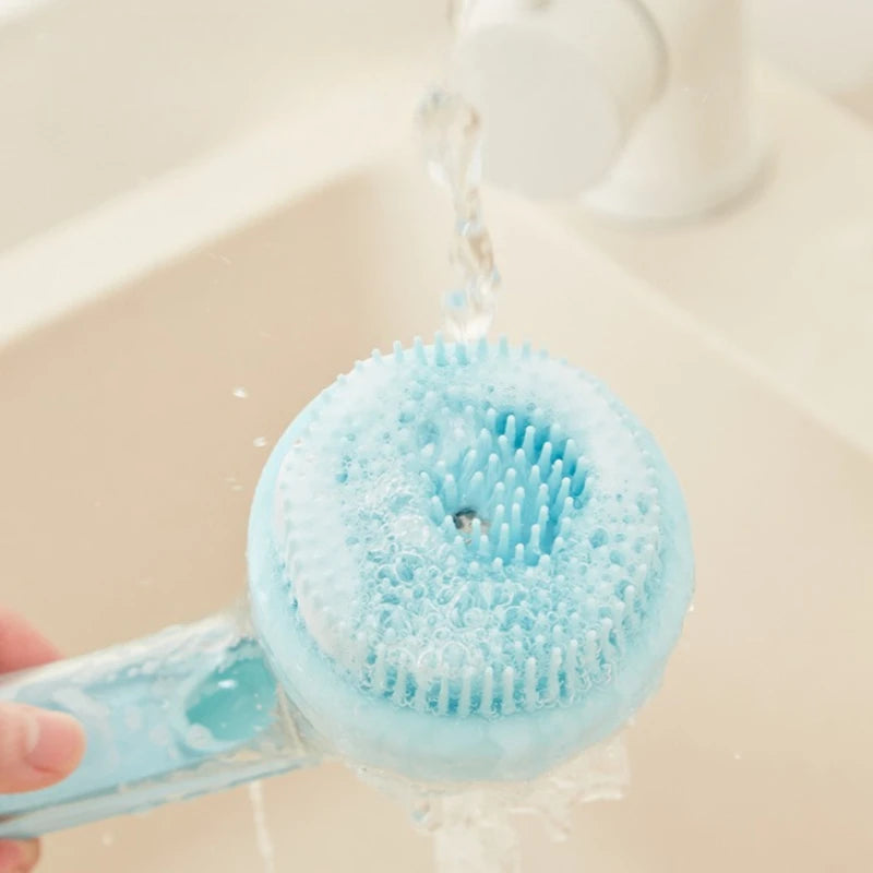 Pet Bathing Brush for Dog Cat Soft Silicone Massager Shower Bathing Brush Clean Tool Dog Cleaning Grooming Supplies