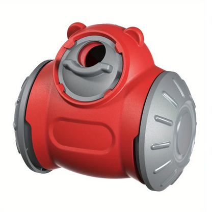 Dog Pet Food Dispenser For Dog Cats Interactive Game IQ Training Feeder Pet Supplies Red-AT64