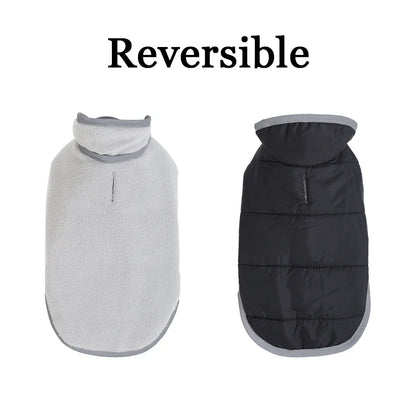 Reflective Pet Clothes Cute Windproof Reversible Kitten Jacket Coat Winter Warm Thicken Fleece Cat Costume For Small Cats Sphynx