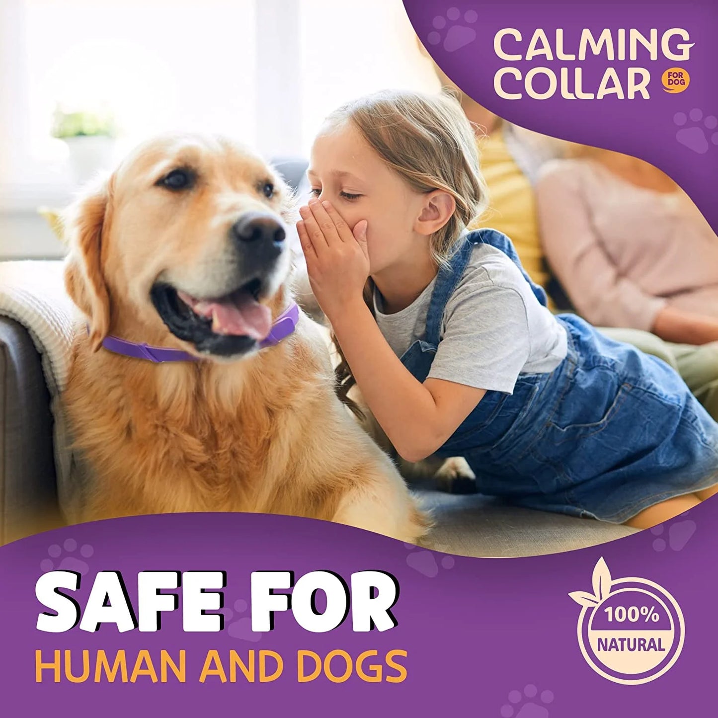 Pet Calm Collar Neck Strap Plastics Cat Dog Soothe Collar Adjustable Relieve Anxiety Remove Restlessness Protection Pet Supplies