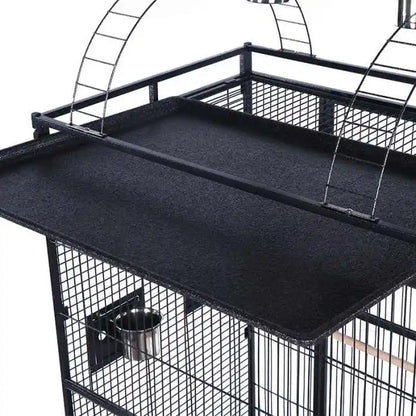NO STOCK, PLEASE DONT BUY Wire Iron Metal Bird Cage with Wheel Aviary Canary Pigeon Breeding Aviaries Large Bird Cages