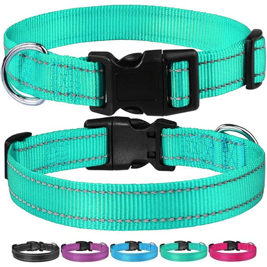 Nylon Pet Collar Pet Leash Chest Strap Dog Leash Collar For Small And Medium-Sized Pets Pet Supplies Dog Leash Collar Adjustable