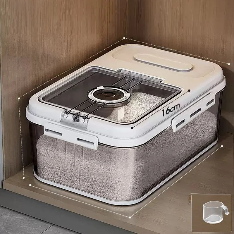 Large Capaci Sed Rice Storage Box Household Kitchen Storage Container for Rice And Flour Anti-Bug And Moisture Proof