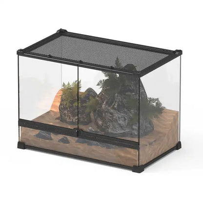 Best Tempered Glass Pet Reptile Enclosure Terrarium Glass Containers Paludarium Tank For Pets