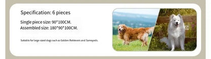 Cat dog cages household indoor pet enclosures small to large dog enclosures for free combination training and toilet isolation