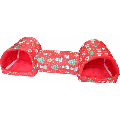 Hamster House Guinea Pig Bed Cave House Hideout for Dwarf Rabbit Bunny Ferret Hamster Chinchilla Hedgehog Washable Cage Nest