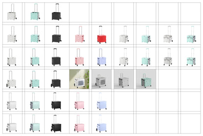 Plastic Foldable Pet Stroller Garden Camping Hand Trolley Carts Utility 4 Wheels Market Storage Mobile Alloy Rod Shopping Cart