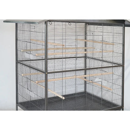 Wrought Iron Cages Breeder Accessories Acrylic Finches Hanging Stand Folding for Birds Decoration Wedding  Large Bird Cage